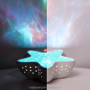 Ngôi sao mới cá đèn đèn phía Bắc đại dương sóng ánh sáng máy chiếu 7 màu sắc xoay ngọn lửa nước gợn sóng ánh sáng ban đêm - Product Image 2