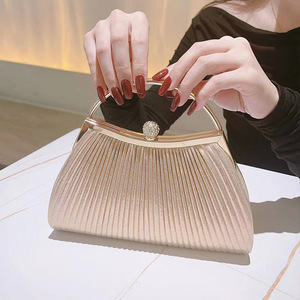 New Rhinestone <b>Handbag</b> Purse <b>Silver</b> Clutch Purses for Women,Evening Shoulder Purse Bling Crystal Bag - Product Image 3