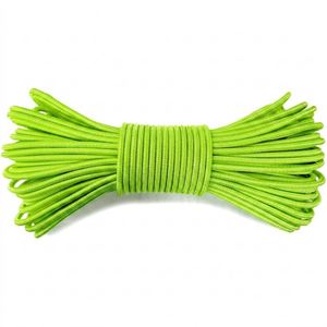 4mm Rubber Elastic Bungee Cord Shock Stretch Rope Marine Grade Heavy Duty Polyester Natural Latex Core Outdoor Kayak <b>Tarp</b> - Product Image 1