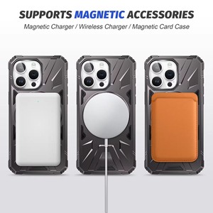 Cavalletto magnetico Wireless custodia per telefono per <span class=keywords><strong>iPhone</strong></span> 17 16 15 <span class=keywords><strong>Pro</strong></span> Max Pc accessori per <span class=keywords><strong>iPhone</strong></span> 14 13 <span class=keywords><strong>12</strong></span> - Product Image 2
