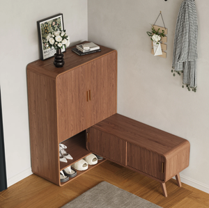 Armoire à chaussures en bois moderne, écologique et peu encombrante, <span class=keywords><strong>avec</strong></span> <span class=keywords><strong>3</strong></span> <span class=keywords><strong>portes</strong></span> et 8 étagères, pour la maison et le salon - Product Image 1