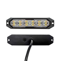 Base en aluminium ultra-mince à LED haute puissance certifiée CE & RoHS Lumière stroboscopique de sécurité clignotante de voiture ambrée état neuf