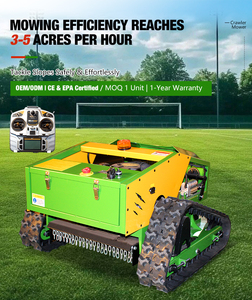 Good Condition 500mm CE EPA All-Terrain RC Lawn <b>Mower</b> <b>Flail</b> <b>Mower</b> Gasoline Powered Brush Cutter for Tall Grass LHD-500 Powerful - Product Image 2