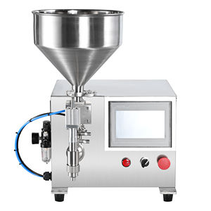 Machine de remplissage semi-automatique à buse unique haute viscosité pour huiles essentielles, détergents, ketchup, beurre de cacahuète, curry et lait - Product Image 6
