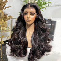Perruque Lace Front 12A Double Drawn en Cheveux Humains Brésiliens Vierges Bruts, Bouclés Effet Ressort, Transparente 13X4, Sans Colle, pour Femme