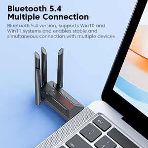 Adaptador Wi-Fi 6 5.4 Toocki <span class=keywords><strong>AX9000</strong></span> sin Controlador, Antenas Giratorias MU-MIMO para Windows 10/11 - Product Image 3