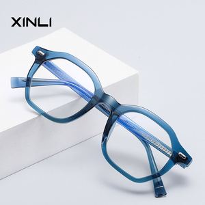 Gafas de Diseño XINLI Modelo 2095 Hechas a Mano con Montura Óptica TR90, Fotocromáticas, con Protección de Luz Azul, para Uso Diario, OEM - Product Image 1
