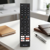Télécommande intelligente de remplacement ES-RM080-12 RM-L 1736 AS compatible avec les téléviseurs intelligents Hisense 4K UHD Android