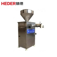 Nouvelle machine de remplissage de saucisses industrielle automatique verticale pneumatique à clipser, code HS, en acier inoxydable SUS 304, haute capacité