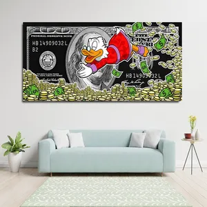 Prints Wall Art Modern Home Street Art Of Monopoly Lying In A Pile Money Wall Dollars Posters And Print Monopoly Canvas Wall Art