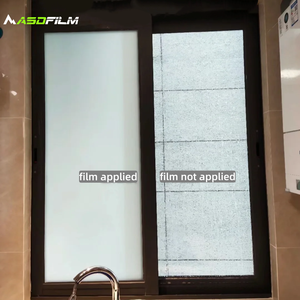 Película Adhesiva para Ventanas de Privacidad, Blanca Mate Esmerilada, de 1.52x30m, para Baño, Hogar, Vidrio, <span class=keywords><strong>Vinilo</strong></span> Adhesivo para Cubrir Ventanas y Puertas - Product Image 2