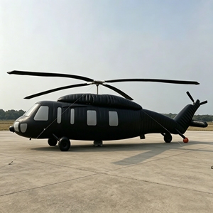 Modelo de Helicóptero Black Hawk Inflable a Escala 1:1, Impermeable, para Publicidad, en PVC/Tela Oxford, Personalizable - Product Image 3