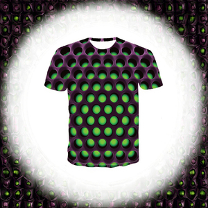 Camiseta Evertop con Diseño Gráfico Personalizado, Estampado Geométrico Multicolor, Tejido de Punto Sublimado, Estilo Hip Hop, Patrón OEM para Hombre Talla Grande Xxxxxl - Product Image 3