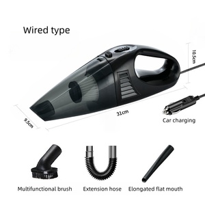 เครื่องดูดฝุ่นในรถยนต์ชนิดลวดแบบพกพาสำหรับทำความสะอาดมุมในราคาประหยัด - Product Image 3