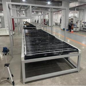 Fabrika depo paslanmaz çelik manuel yerçekimiyle taşımalı makaralı konveyör sistemi restoran yükleme için yeni motorlu stor konveyör - Product Image 1