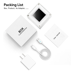 Amaboo 4-inch vuông điện khung ảnh với LCD, Acrylic Khung ảnh kỹ thuật số cho nft nghệ thuật - Product Image 3