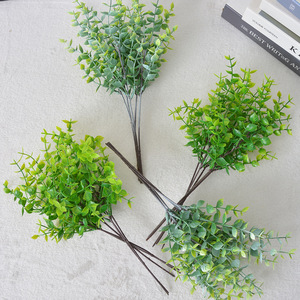 Plantes artificielles en eucalyptus vert, PVC souple, 30 pouces, décorations pour mariage, maison, extérieur - Product Image 2