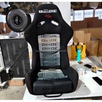 Siège de jeu à double glissière en acier inoxydable, fixation latérale pour sièges baquets Bride Recaro OMP, ajustement universel
