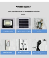 Projecteur solaire extérieur étanche IP67 25W-800W, éclairage LED de jardin avec réflecteurs en aluminium pour jardins et parcs