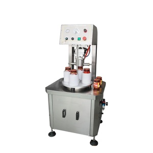 Máquina taponadora manual Máquina taponadora de escritorio para salsa, jarabe, máquina taponadora de tapas de aluminio líquido Botella Maquinaria Guangdong - Product Image 1