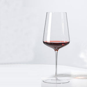 Élégantes Grandes Verres à Vin Rouge en Cristal Transparent avec Pied - Product Image 2