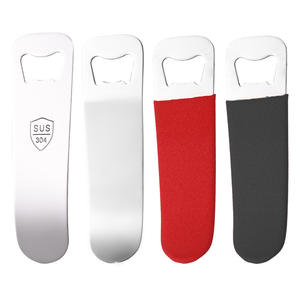 Custom Logo Metal Flat Heat Transfer Stainless Steel Bottle Opener Cast Iron Bottle Opener Suitable for Bars and Stores - Product Image 1