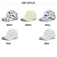 Gorra de Béisbol con Estampado Tie Dye, Estilo Vintage, Casual, Ajustable, con Hebilla Metálica, Gorra de Verano Premium Personalizada, al por Mayor para Mayoristas