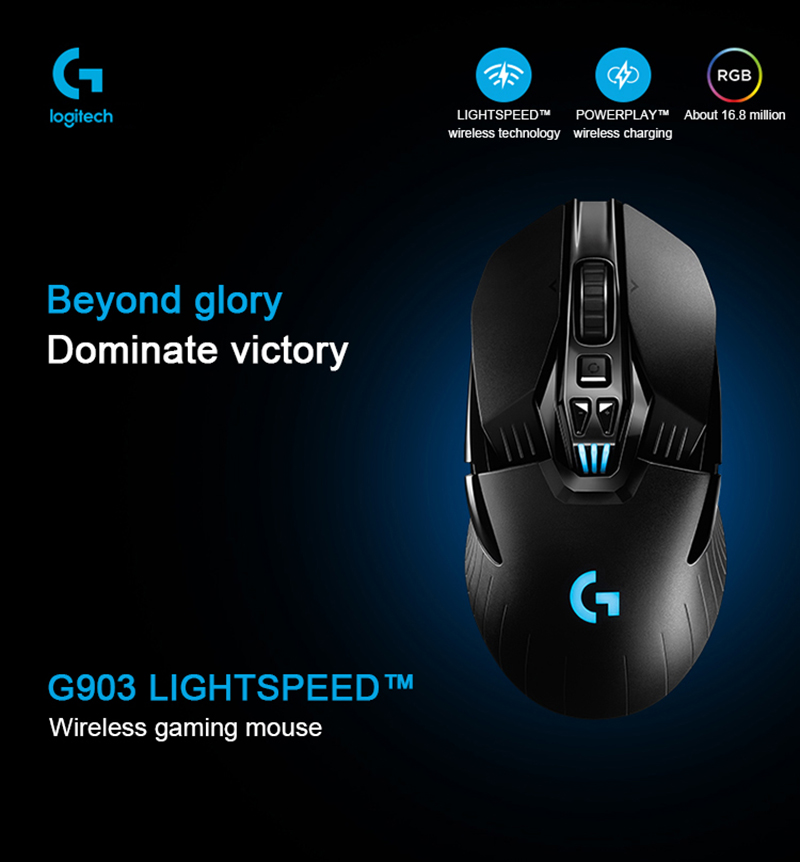 Logitech G903 LIGHTSPEED - Mouse Gaming Wireless Professionale Con RGB E 140 Ore Di Batteria - Foto 12