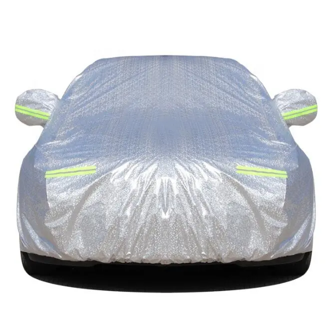 Cubierta de coche impermeable de alta calidad/cubierta de coche de película de aluminio/cubierta de coche UV