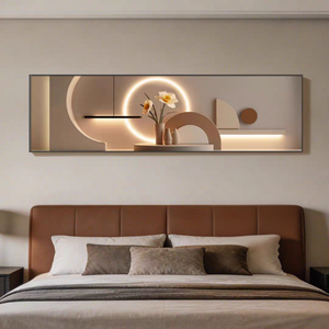 Art mural moderne nordique élégant avec des fleurs pour le salon, affiches <span class=keywords><strong>et</strong></span> impressions, peinture florale en cristal de diamant, peinture en porcelaine - Product Image 6