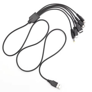 Cable de Carga USB 5 en 1 W-334 para NEW 3DS XL, NDS Lite, NDSI LL, WII U, <span class=keywords><strong>Cargador</strong></span> para GBA, para PSP 1000, 2000, 3000, Cable para Juegos - Product Image 6