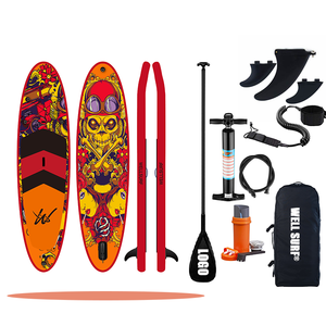 Weihai OEM Manufacture Popular Colorful Design Black <b>Inflatable</b> Stand up PaddleBoard Sup Poker Face-pink <b>Inflatable</b> Stand up Pad - Product Image 6