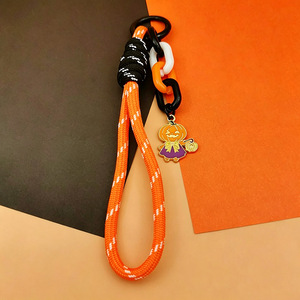 HLC New Halloween Keychain Charms, Pumpkin & Ghost Pendant <b>Phone</b> <b>Lanyard</b>, Multi-purpose Bag Hanging Ornament Decorative Jewelry - Product Image 5