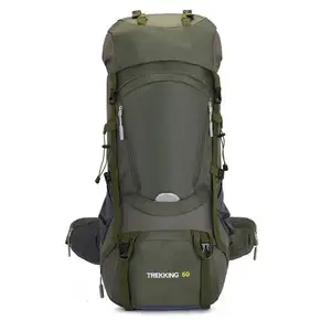 Mochila de senderismo ligera impermeable de 60L, mochila de viaje para deportes al aire libre para escalada, Camping, turismo