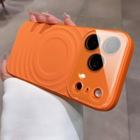 Casing Silikon Cair Magnetik dengan Tombol Kamera AI, Pelindung Ponsel Anti Benturan dengan Pelindung Lensa Kamera untuk iPhone 17 Pro Max