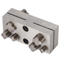 Outil de découpe et de formage métallique pour la fabrication de bijoux Trèfle à quatre feuilles, poinçon de pendentif, ensemble de matrices de poinçonnage à 6 trous