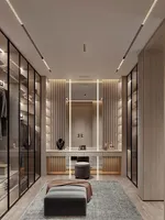 Personnalisation de meubles tout-en-un : Ensemble de meubles de chambre contemporains, Armoire sur mesure, Dressing, Vestiaire