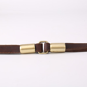 Genuine <strong>Leather</strong> <strong>Dog</strong> Traction Belt <strong>Collar</strong> Adjustable Soft and Durable with Premium Metal Buckle for Medium &amp; Large <strong>Dogs</strong> - Product Image 3