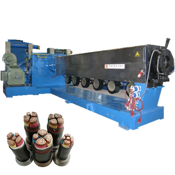 Power cable extrusion production line/ electrical wire extruder/ power wire cable extruding