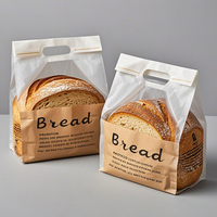 Bolsa de Plástico para Pan, Diseño Personalizado, Celofán para Alimentos, Empaque para Panadería, Tostadas, Sándwiches
