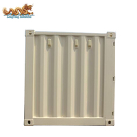 Conteneurs de transport de marchandises sèches générales en acier corten portables de 6 pieds (1,8 m) Mini 6 pieds (1,8 m) Petit cube à vendre