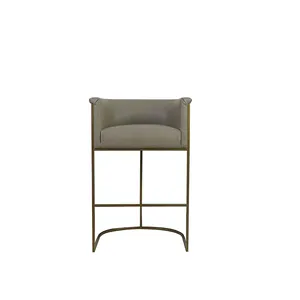 Prix HS1 Shane ODM meubles usine haut de gamme personnalisé moderne bar chaise de salon hôtel tissu sac souple riz blanc chaise de bar