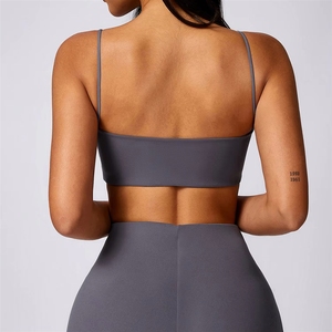 Sujetadores deportivos al por mayor para mujer, tops cortos personalizados para yoga y entrenamiento, sujetadores deportivos ajustables para fitness - Product Image 4