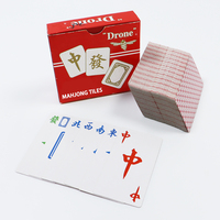 Cartes de jeu de Mahjong en papier personnalisées Impression de cartes de jeu à boire vierges Impression de tuiles de mahjong