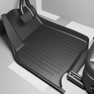 SUPER LINER <span class=keywords><strong>Tesla</strong></span> Model Y Juniper 2025 2026 Tapis de sol et doublures de coffre, ensemble complet 10 pièces, TPE extra-épais, 5 places |   Animal de compagnie tout temps - Product Image 4