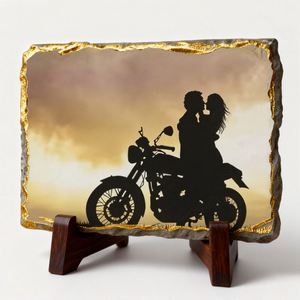 Cadre en ardoise en forme de cœur pour sublimation, plaque photo en ardoise naturelle pour décoration intérieure, cadeau, artisanat en pierre personnalisé, usine - Product Image 6