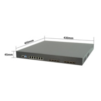 Межсетевой экран Xeon с ECC DDR4, до 128 ГБ, 6 портов LAN 1.0G, SFP+ 10G/40G/100G, резервированный источник питания, шлюз сетевой безопасности