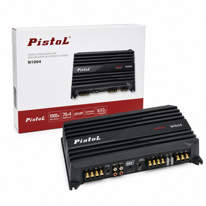 Amplificateur de voiture 4 canaux PISTOL N1004 1000W Classe AB 70W x 4 RMS 4 Ohms, <span class=keywords><strong>SNR</strong></span> élevé, pleine gamme, pontable, ampli audio <span class=keywords><strong>auto</strong></span> - Product Image 4