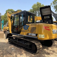 Fournisseur en gros d'excavatrices Sany d'occasion, excavatrices Sany SY155C d'occasion de l'industrie lourde Sany en Chine