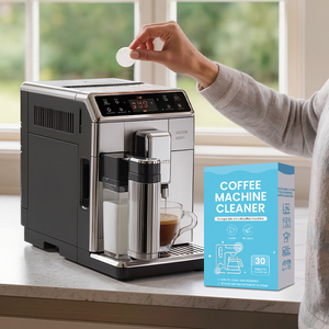 Eco-friendly Non-toxic <strong>Coffee</strong> <strong>Machine</strong> <strong>Descaler</strong> Tablets Fast Acting Limescale Remover <strong>for</strong> Fully Automatic <strong>Machines</strong> - Product Image 1